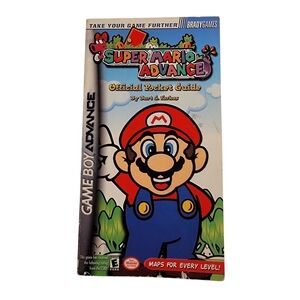 2001 SUPER MARIO ADVANCE PaperBack Book Official GBA Pocket Guide Bart G Farkas
